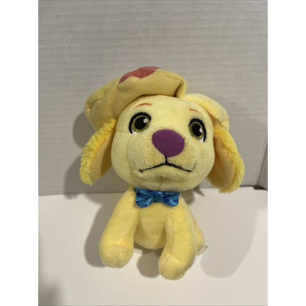 Fisher Price Sunny Day Show Dog Doodle Yellow Plush Stuffed Animal 7"